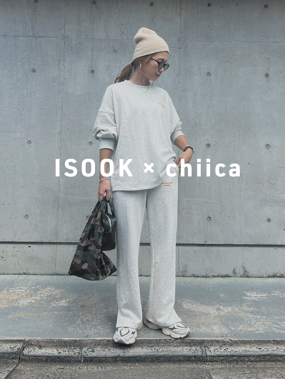 ISOOK × chiica original sweat pullover