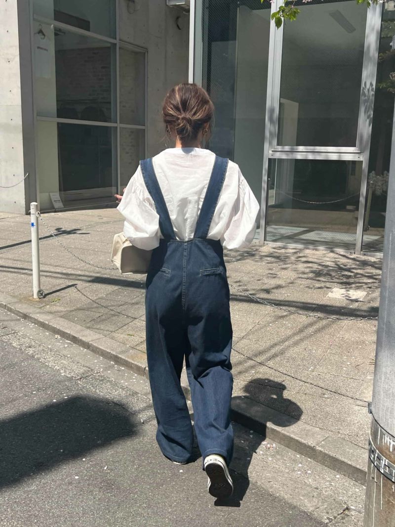 ハイウエストサロペットデニム | High waist salopette denims(chiica 