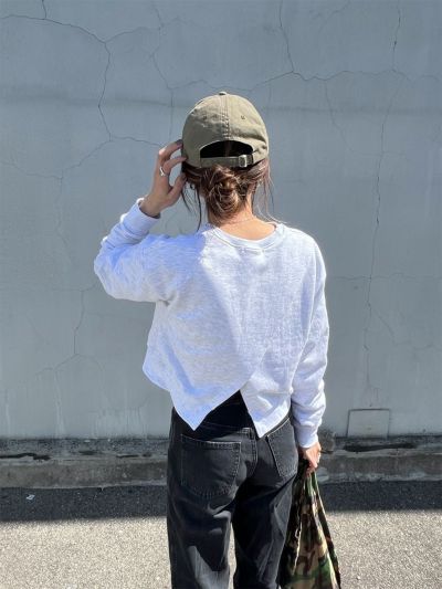 ハーフジップロングジャンパースカート | Half zip long jumper skirt 