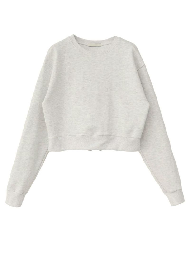 バックデザインクロップドスウェット | Back design cropped sweat