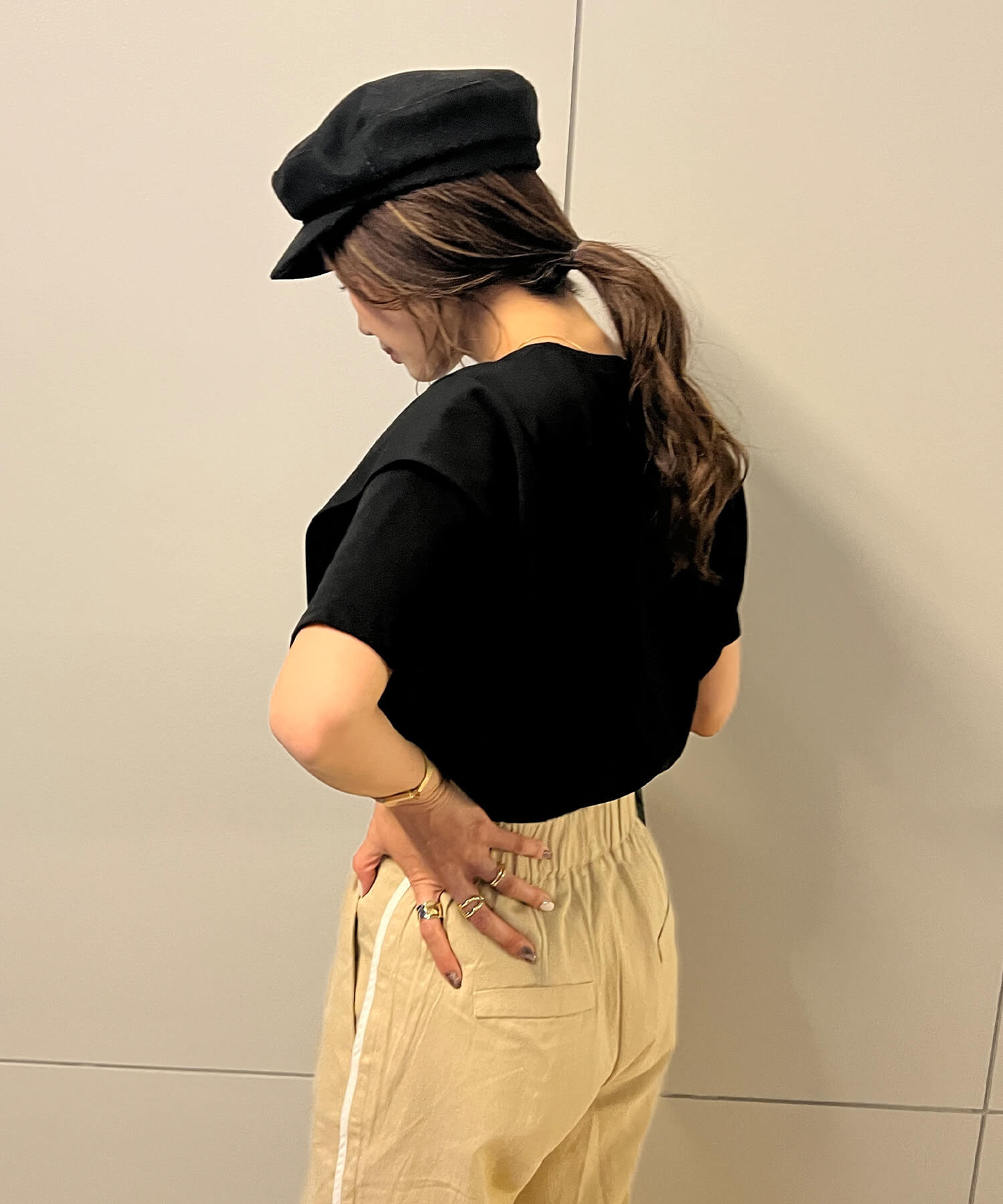 &&model：161cm&&