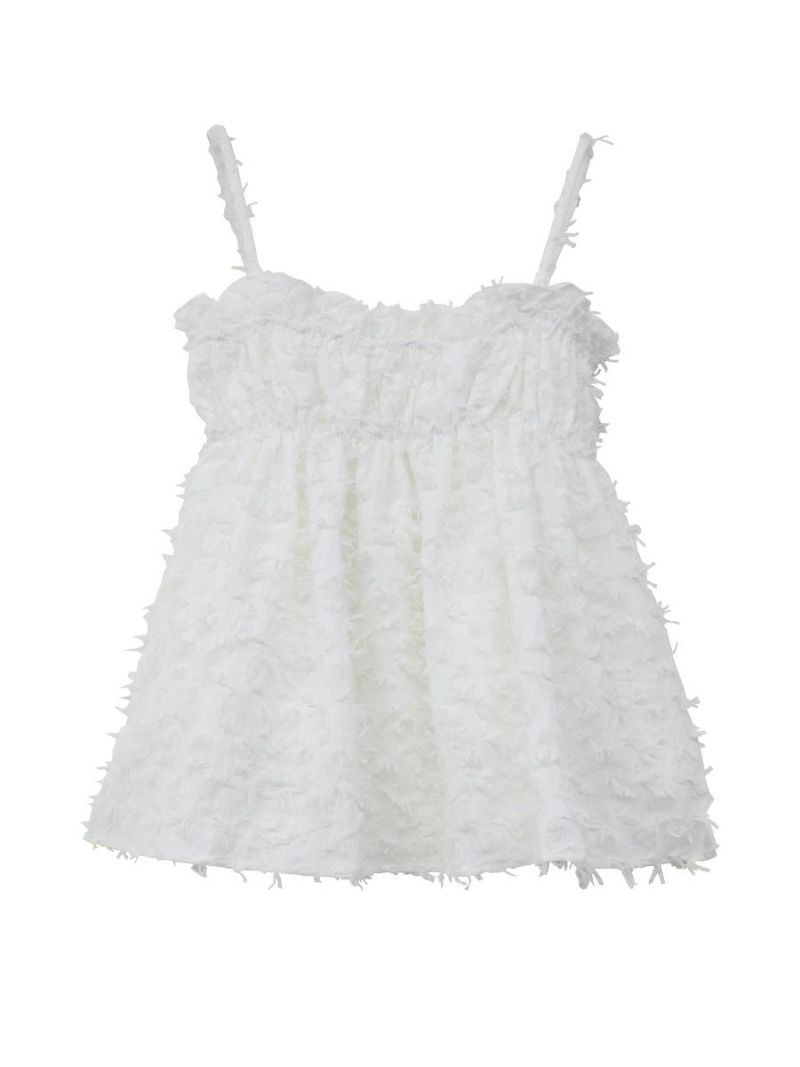 Feather jacquard camisole(kiharu select) | ISOOK