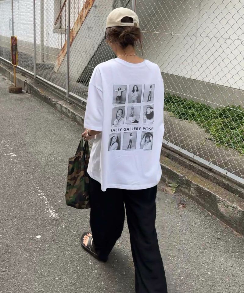 バックプリントグラフィックTシャツ | Back print graphic tee