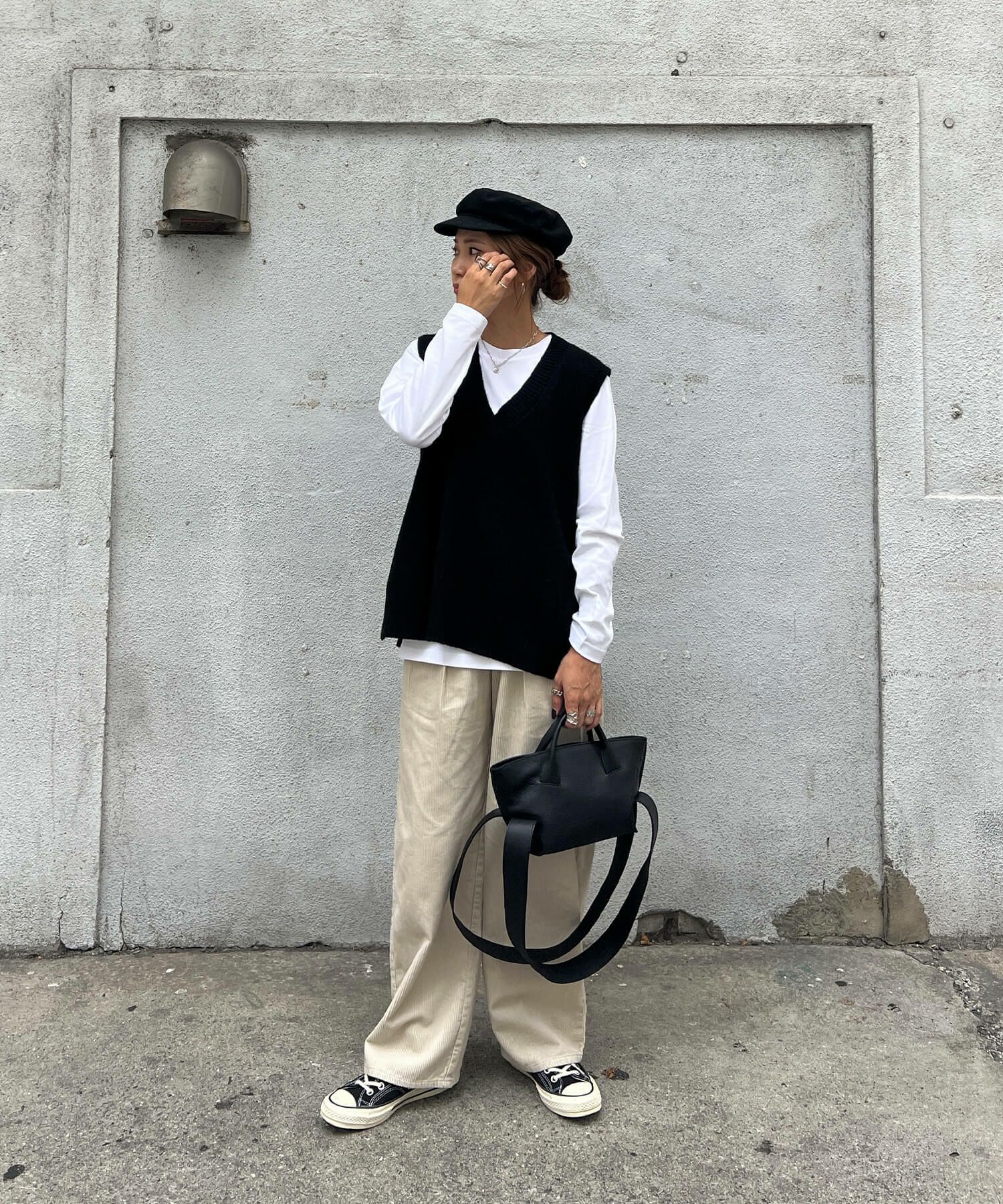 オーバーニットベスト | Over knit vest(chiica select)