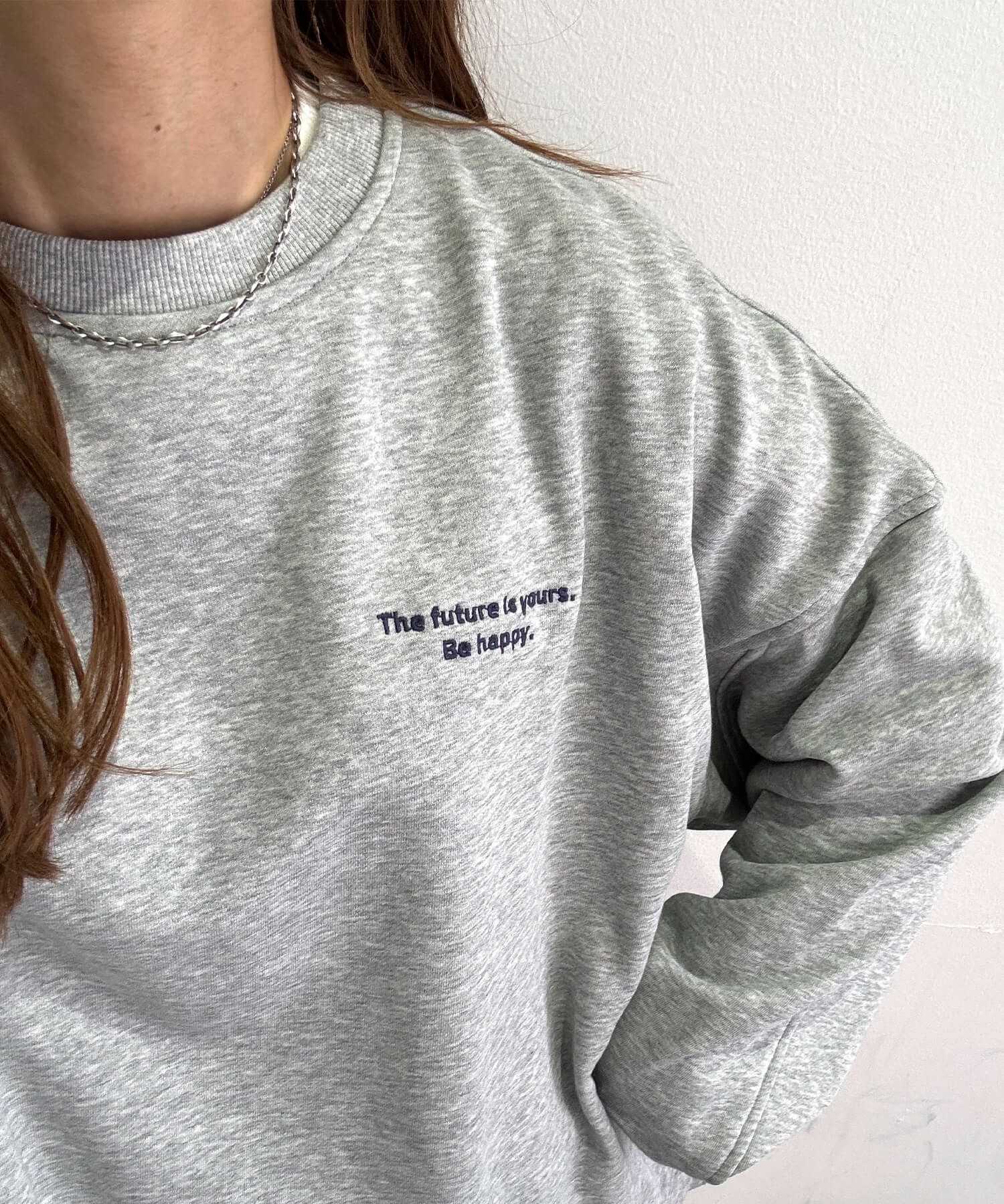 オリジナル刺繍ロゴスウェット | Embroidery logo over sweat(chiica