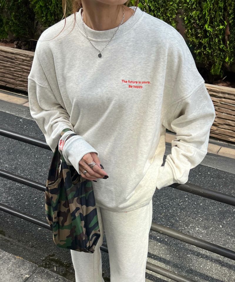 オリジナル刺繍ロゴスウェット | Embroidery sweat set up