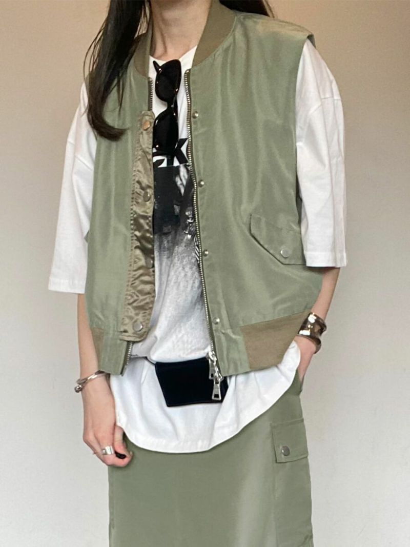 MA-1ベスト | MA-1 vest (kiharu original) MA-1ベスト | MA-1 vest (kiharu original)