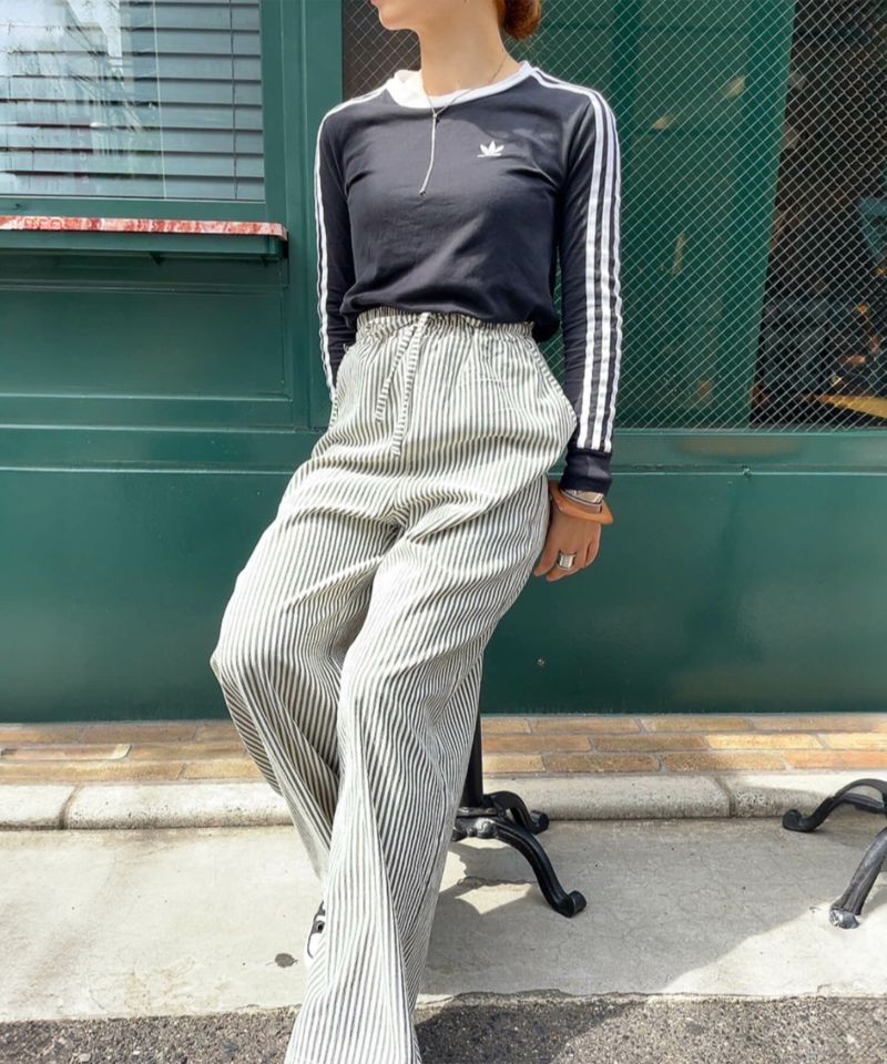 ストライプイージーパンツ | Stripe easy pants(comochi select)