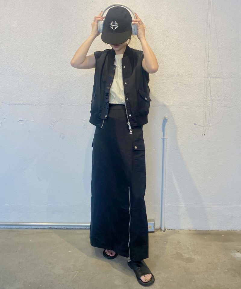 激レア美品KAPITAL カーゴスカート ジップスリットカーゴスカート | Zip slit cargo skirt (kiharu