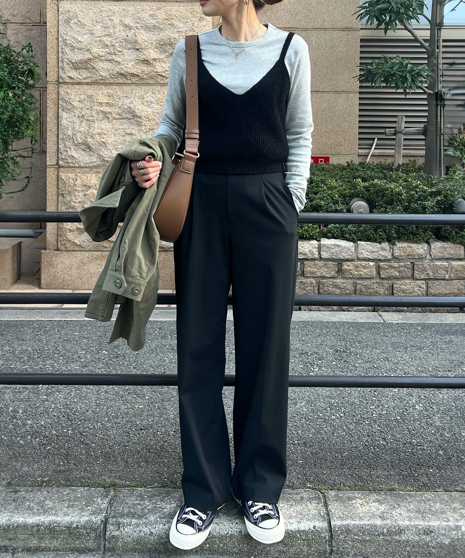 キャミソールニットビスチェ | Camisole knit bustier(chiica select)