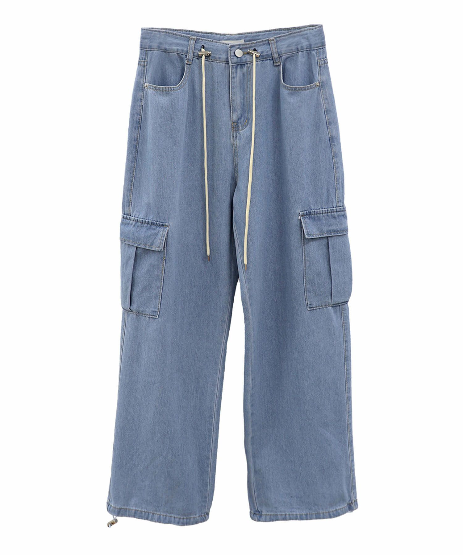 ルーズデニムカーゴ ルーズデニムカーゴパンツ | Loose denim cargo pants(comochi select)