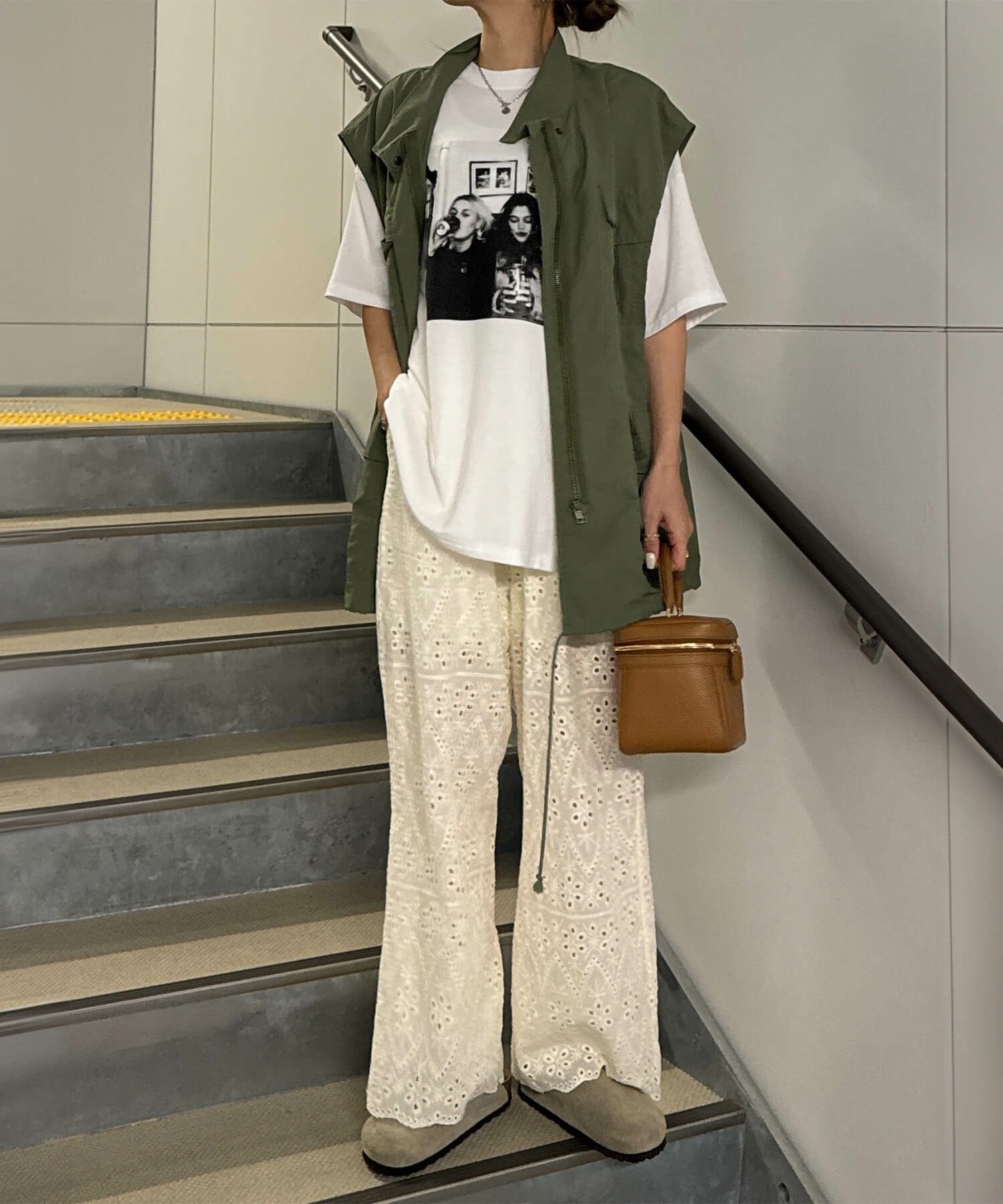 レースシアーパンツ | Lace sheer pants(chiica select) レースシアーパンツ | Lace sheer pants(chiica select)