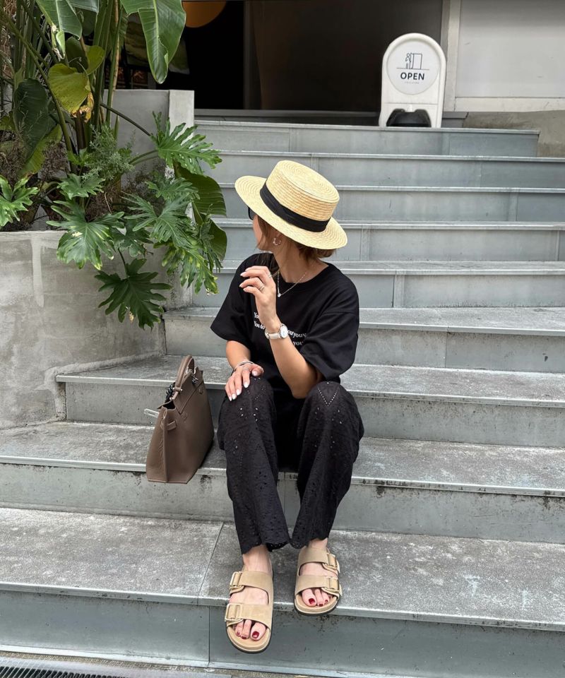 レースシアーパンツ | Lace sheer pants(chiica select)