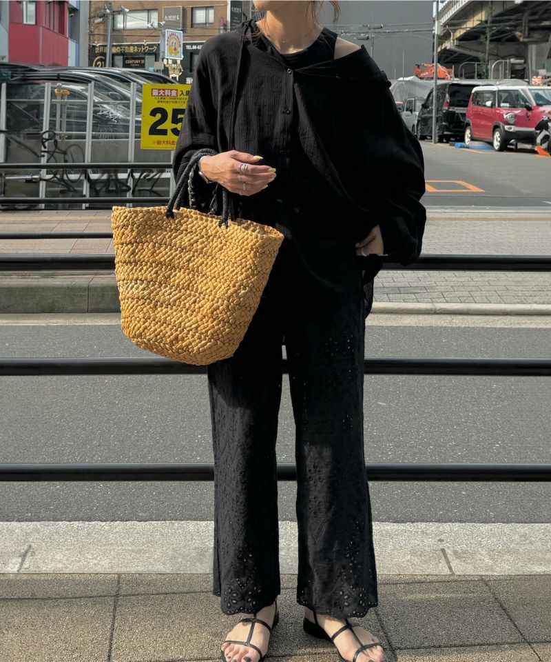 ナチュラルバスケットバッグ | Natural basket bag (chiica select)
