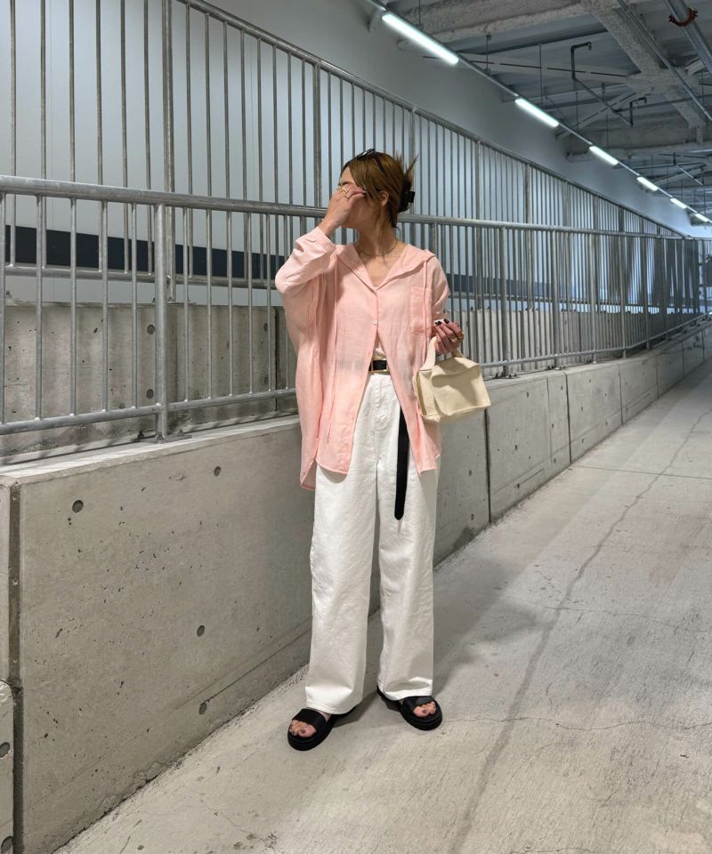 フード付きシアーシャツ | Hooded loose shirt (chiica select)