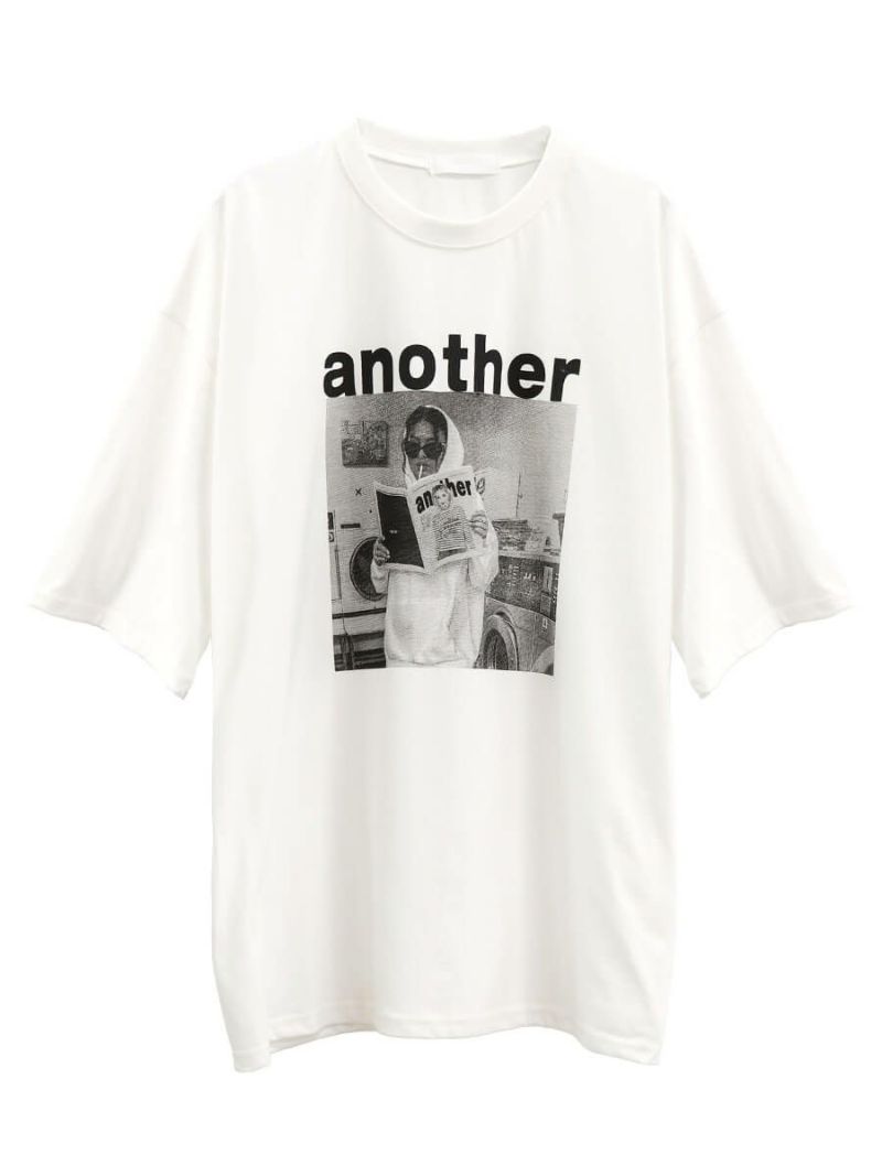 ANOTHERプリントオーバーTシャツ | ANOTHER print over tee (chiica select)