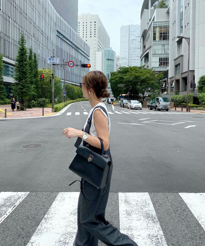 ベルトデザインサロペットパンツ | Belt designed salopette