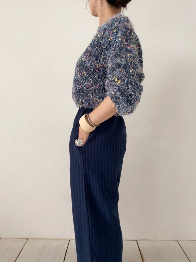 ミックスカラーシャギーニット | Mix color shaggy knit