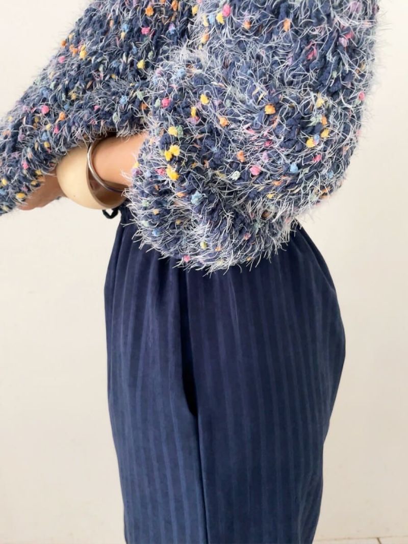ミックスカラーシャギーニット | Mix color shaggy knit