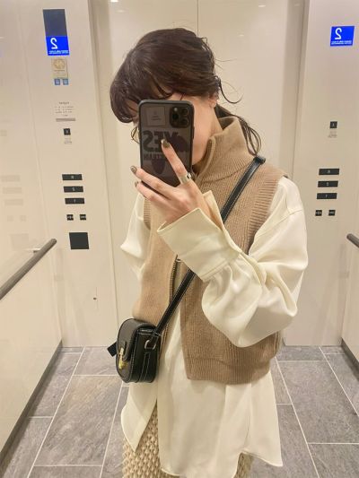 ベルト付きニットパンツ | Belted knit pants (kiharu select)