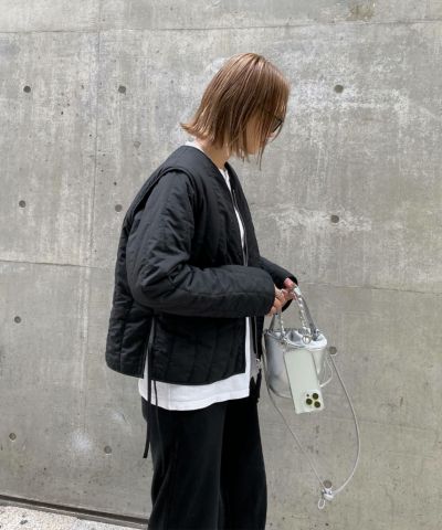 ハーフジップロングジャンパースカート | Half zip long jumper