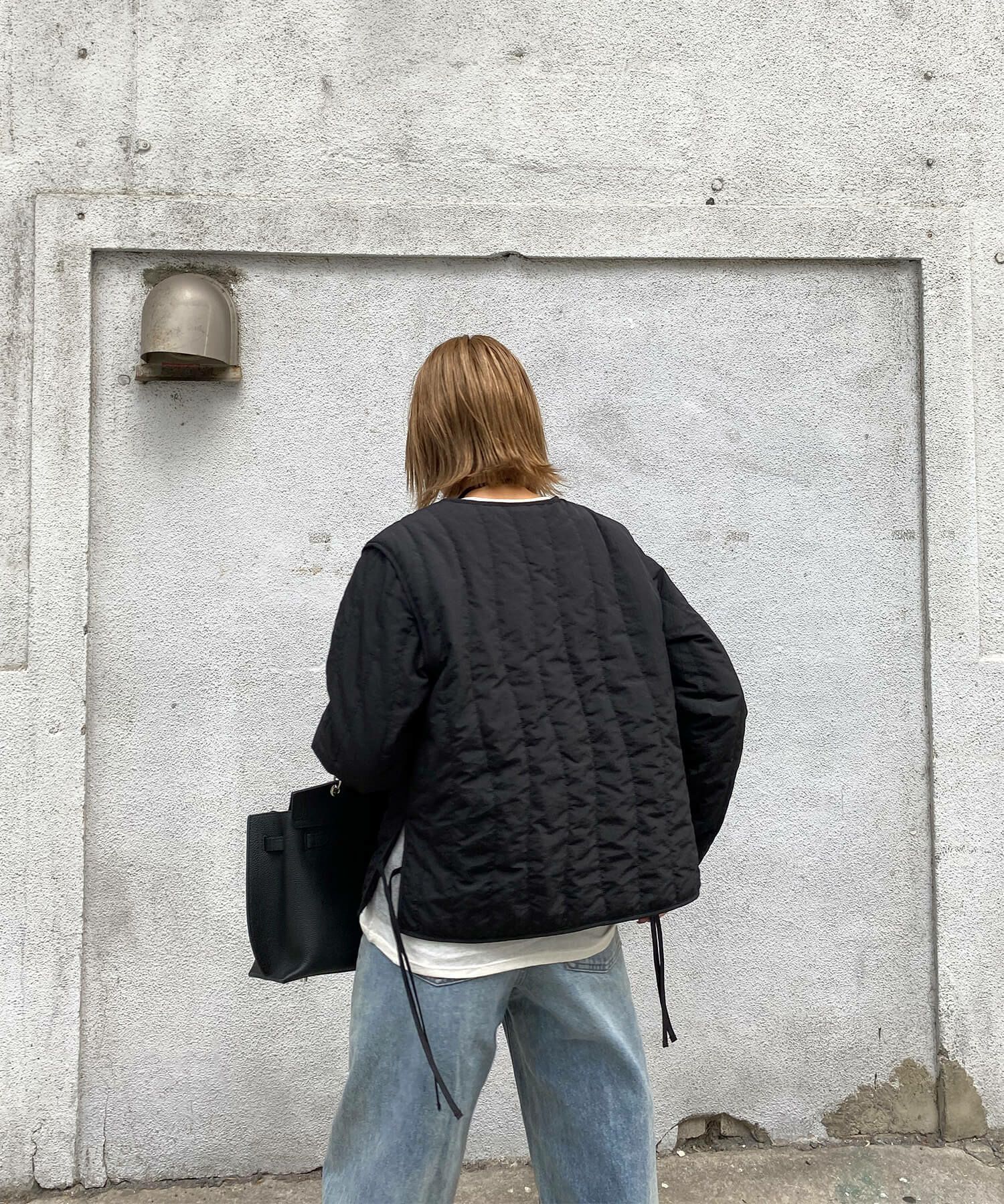 ウェーブキルティング2wayジャケット | Wave quilting 2way jacket