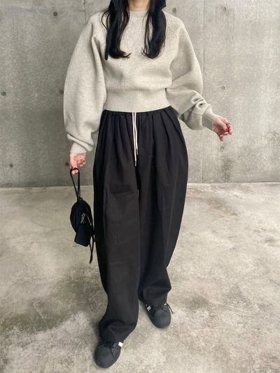 ラクーン シンプルクルーネックニット | AND ON JIONE STORE（アンドオン）ジオン商事公式オンラインストア