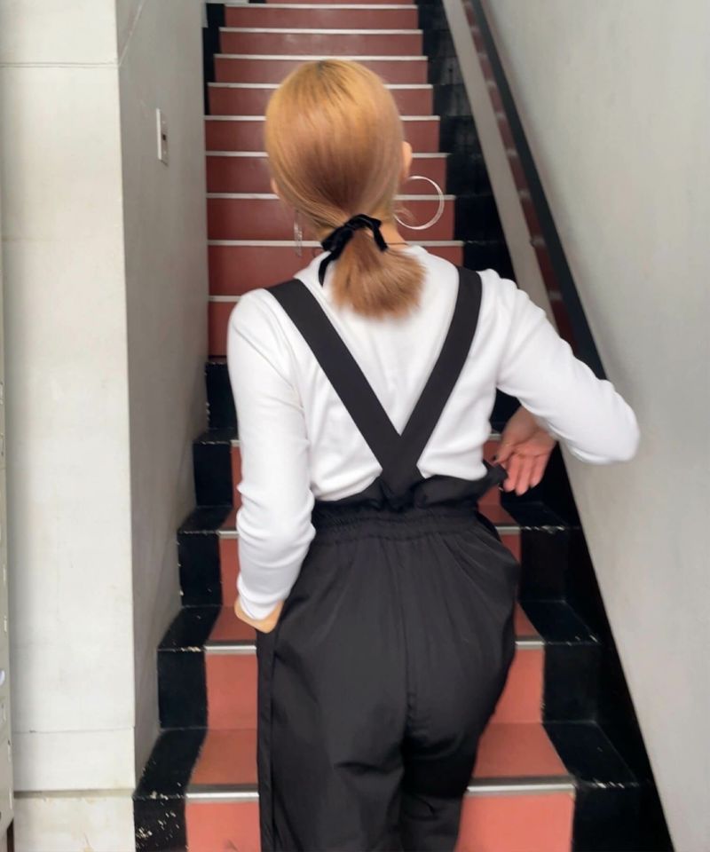 ウエストギャザーマルチウェイサロペット | Waist gather