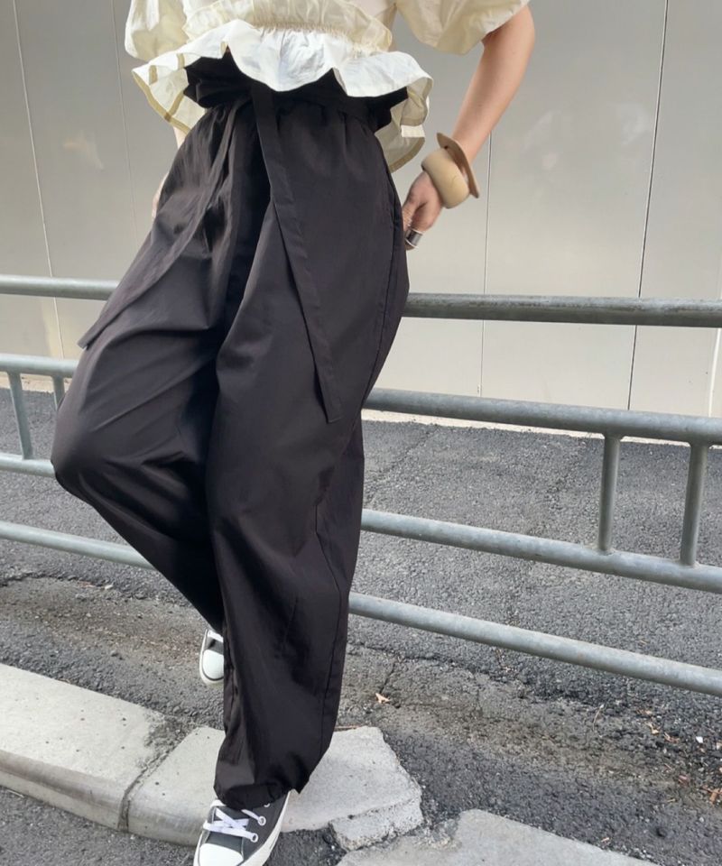 ウエストギャザーマルチウェイサロペット | Waist gather