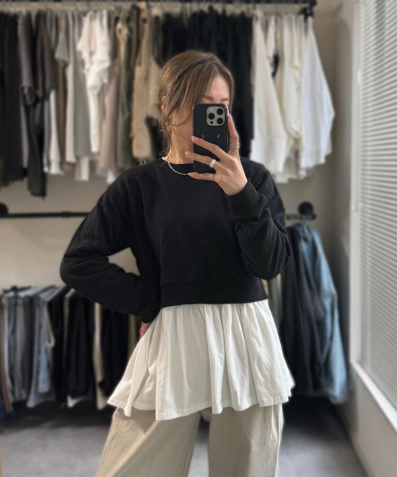 フリルペプラムトップス | Frill peplum tops (chiica select)