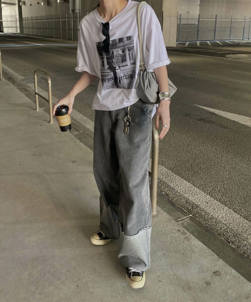 NOBLE コットンワークパンツ メンズ ワイドパンツ カラーパンツ チノパン ツイル コットン