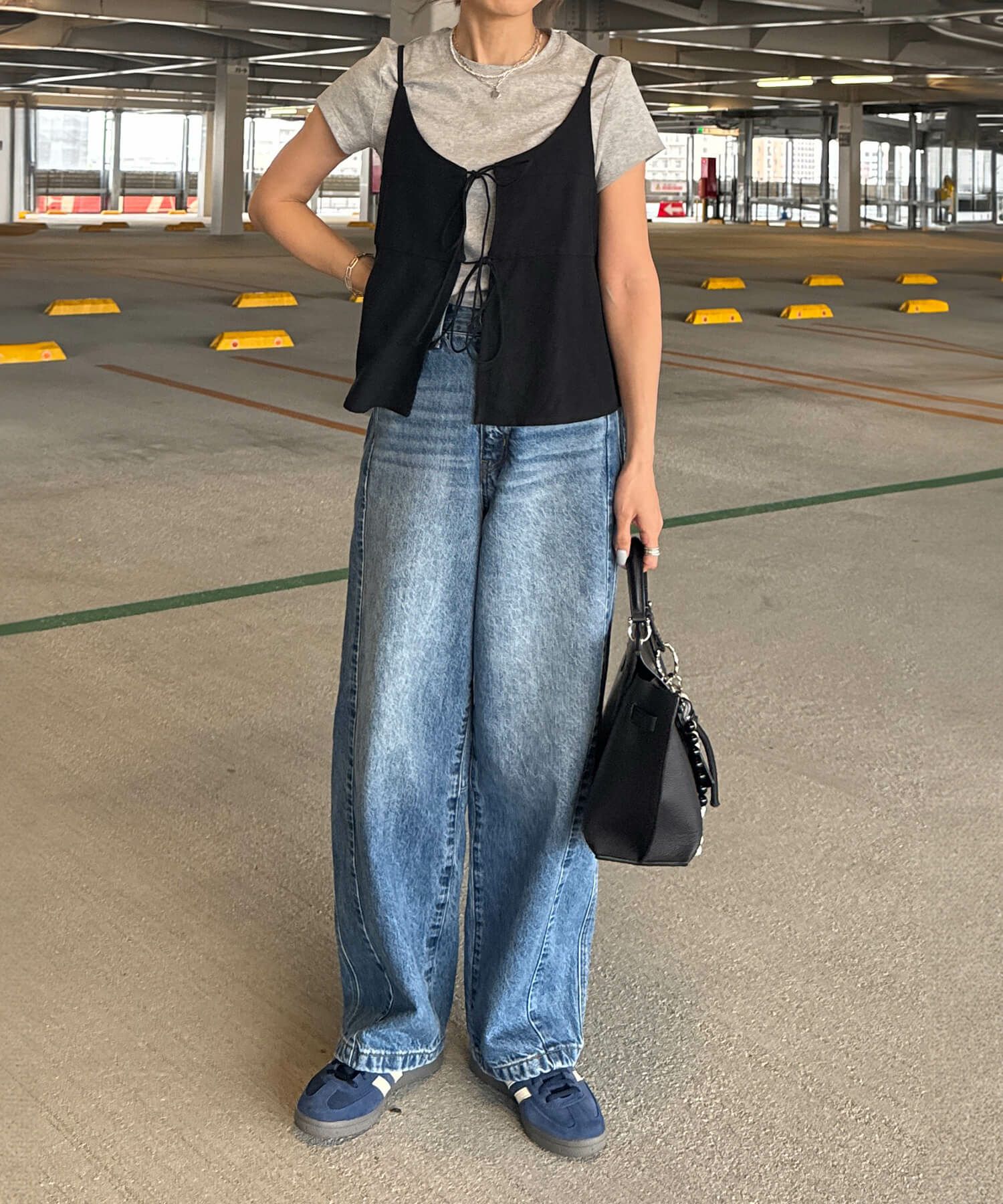 &&model：161cm&&