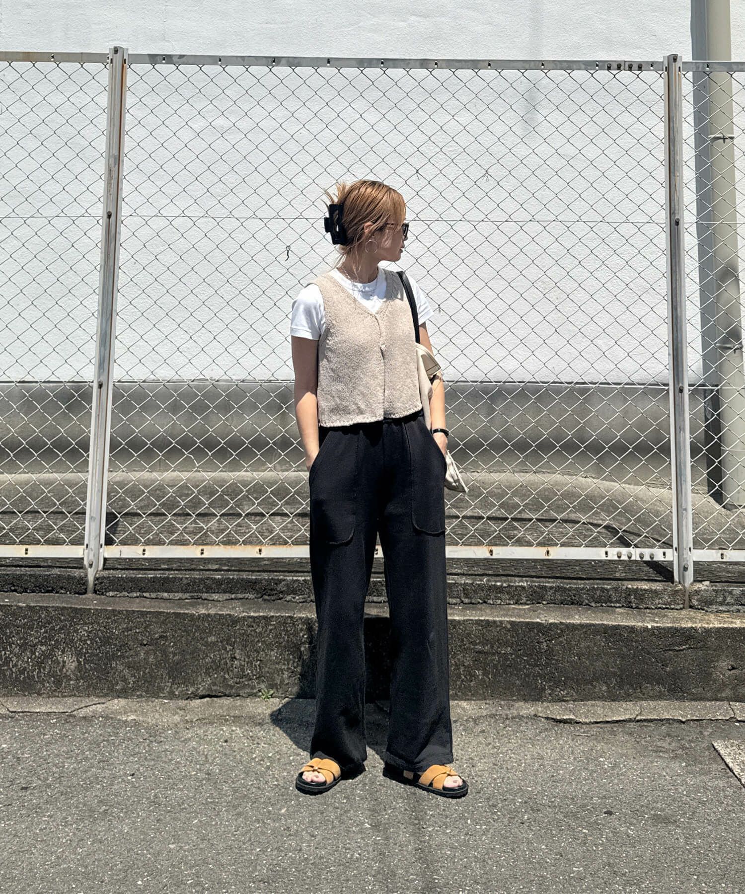 &&model：161cm&&