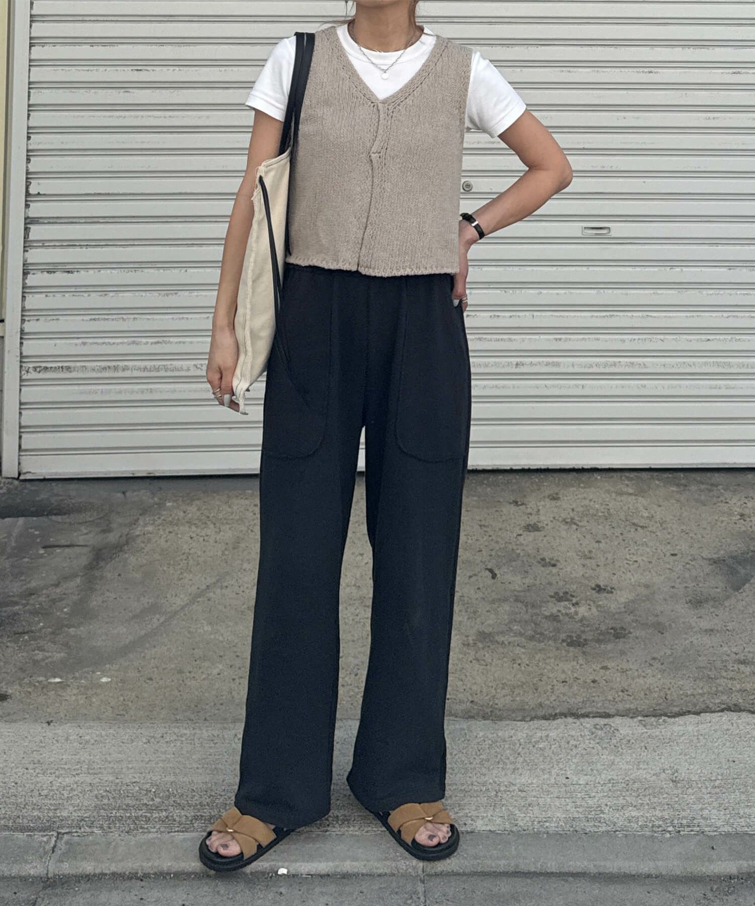 &&model：161cm&&