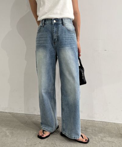CHICTYPE Y2K WASHED DENIM SLIM HOOF パンツ CHICTYPE Y2K WASHED DENIM SLIM HOOF パンツ