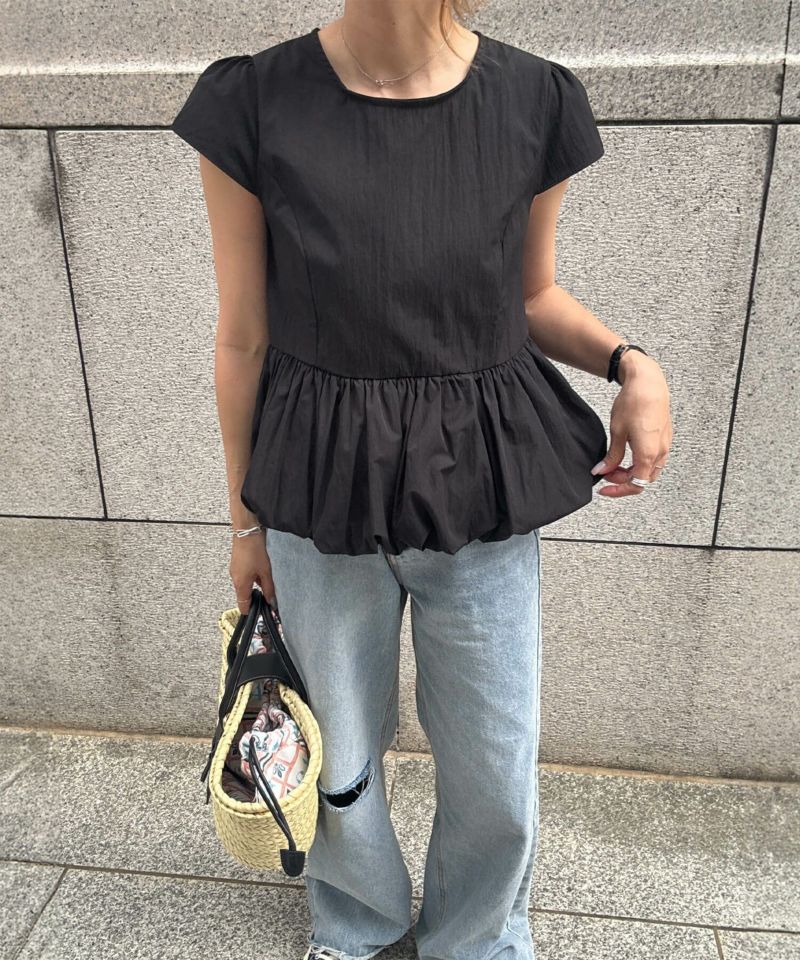 新品　OHGA PEPLUM BLOUSE ぺプラムブラウス PEPLUM BLOUSE | OHGA