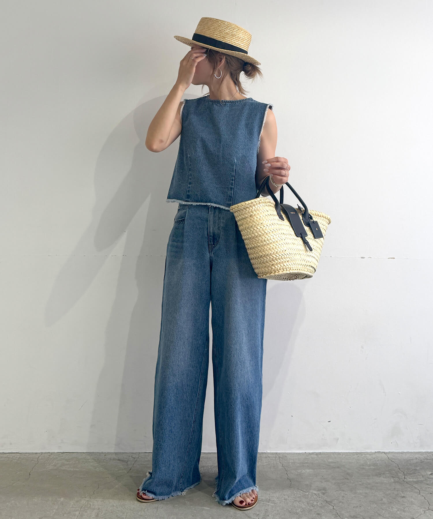 &&model：161cm / Sサイズ着用&&