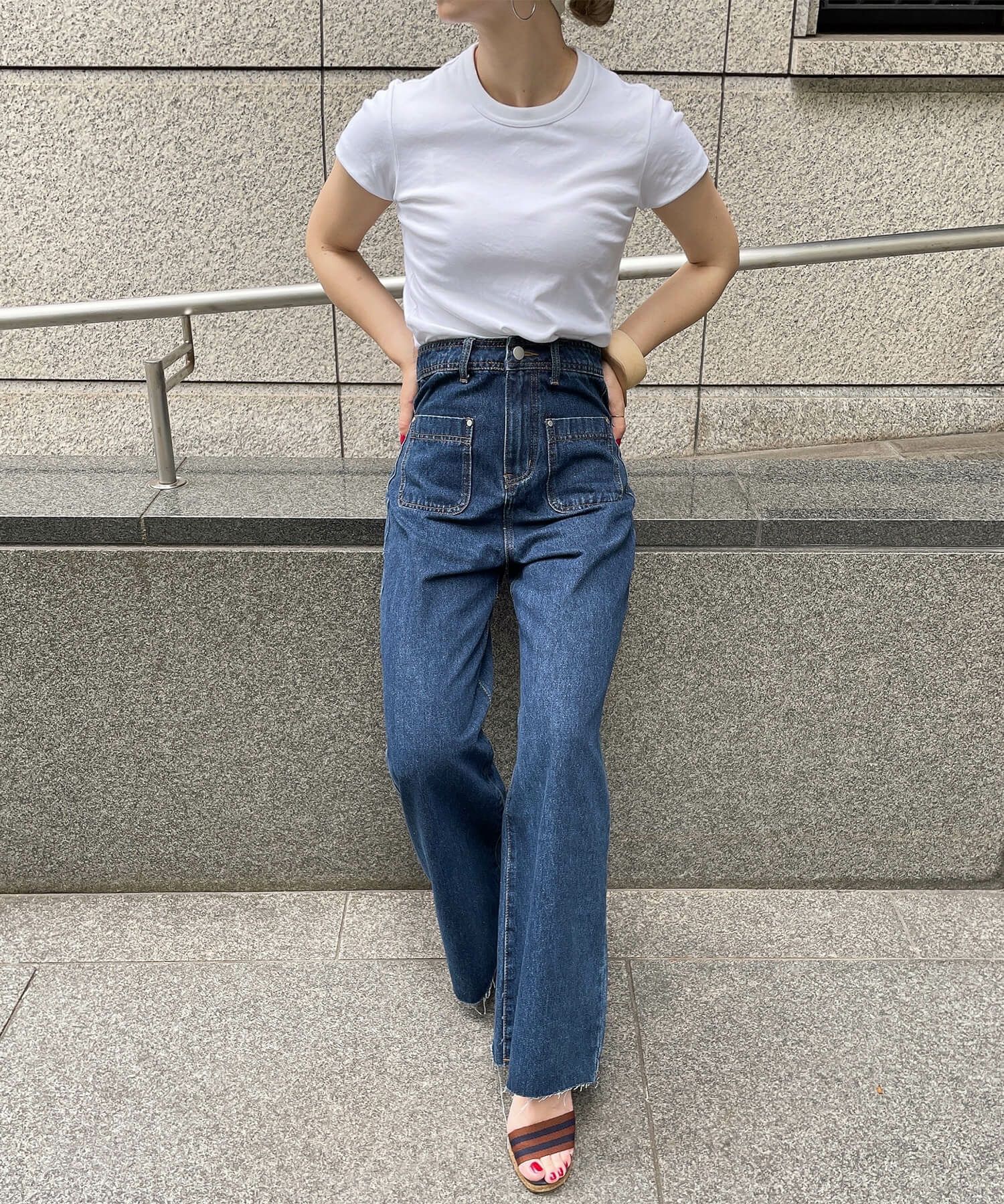 &&model：158cm / Sサイズ着用&&