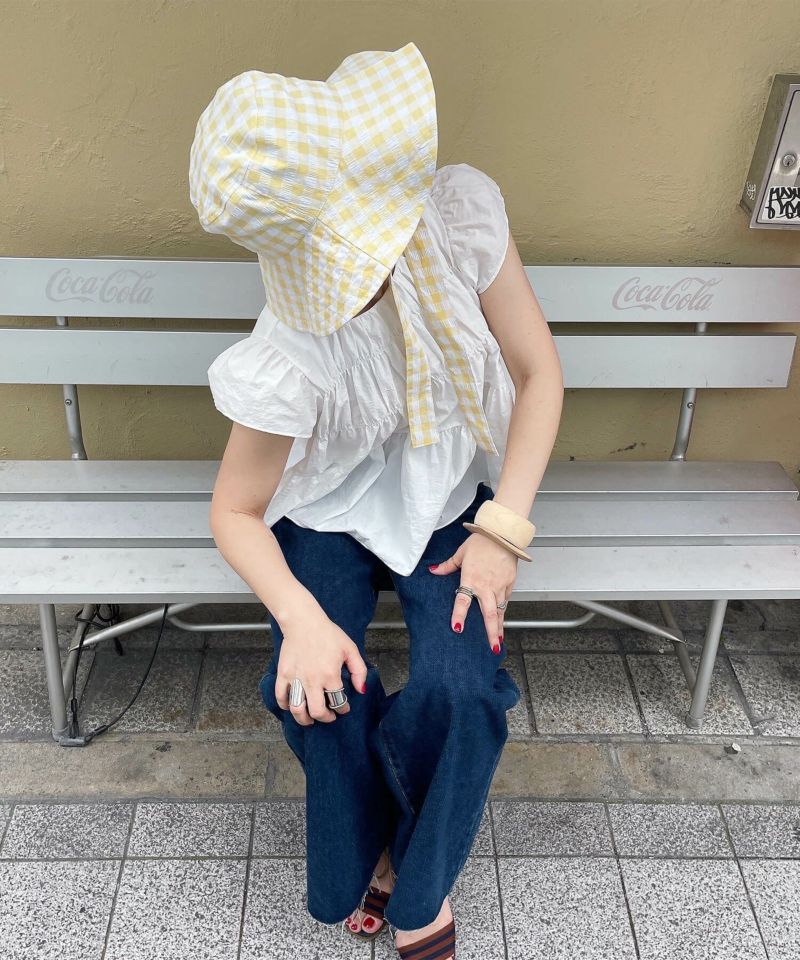 ギャザースモックブラウス | Gathered smock blouse (comochi