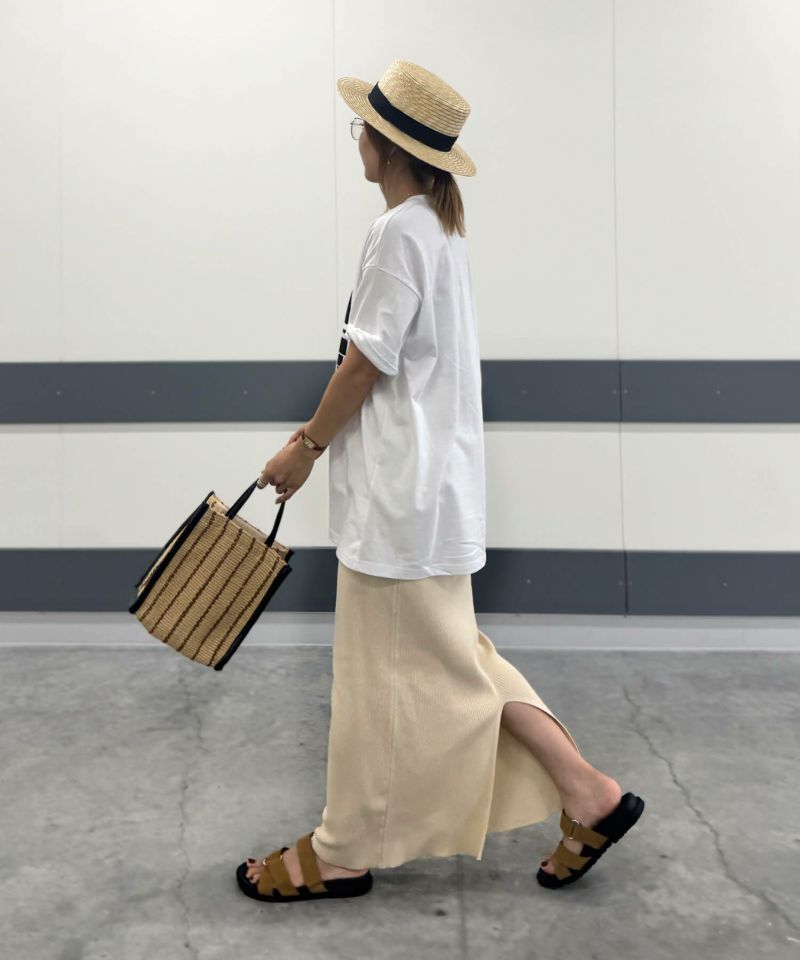 豪華ラッピング無料 スリットリブニットタイトスカート | skirt tight knit rib Slit コスプレ衣装