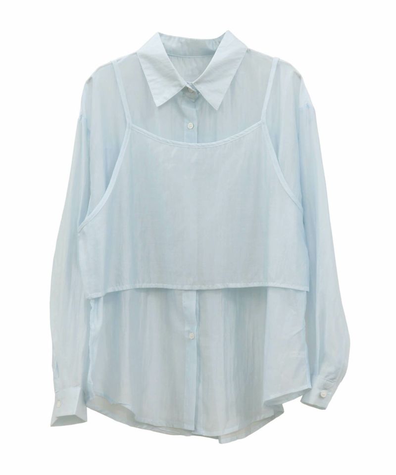 ビスチェ付きシアーシャツ | Bustiered sheer shirt (kiharu select)