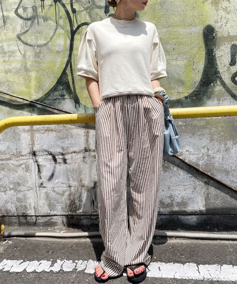 パフハーフスリーブスウェット | Puff half sleeve sweat
