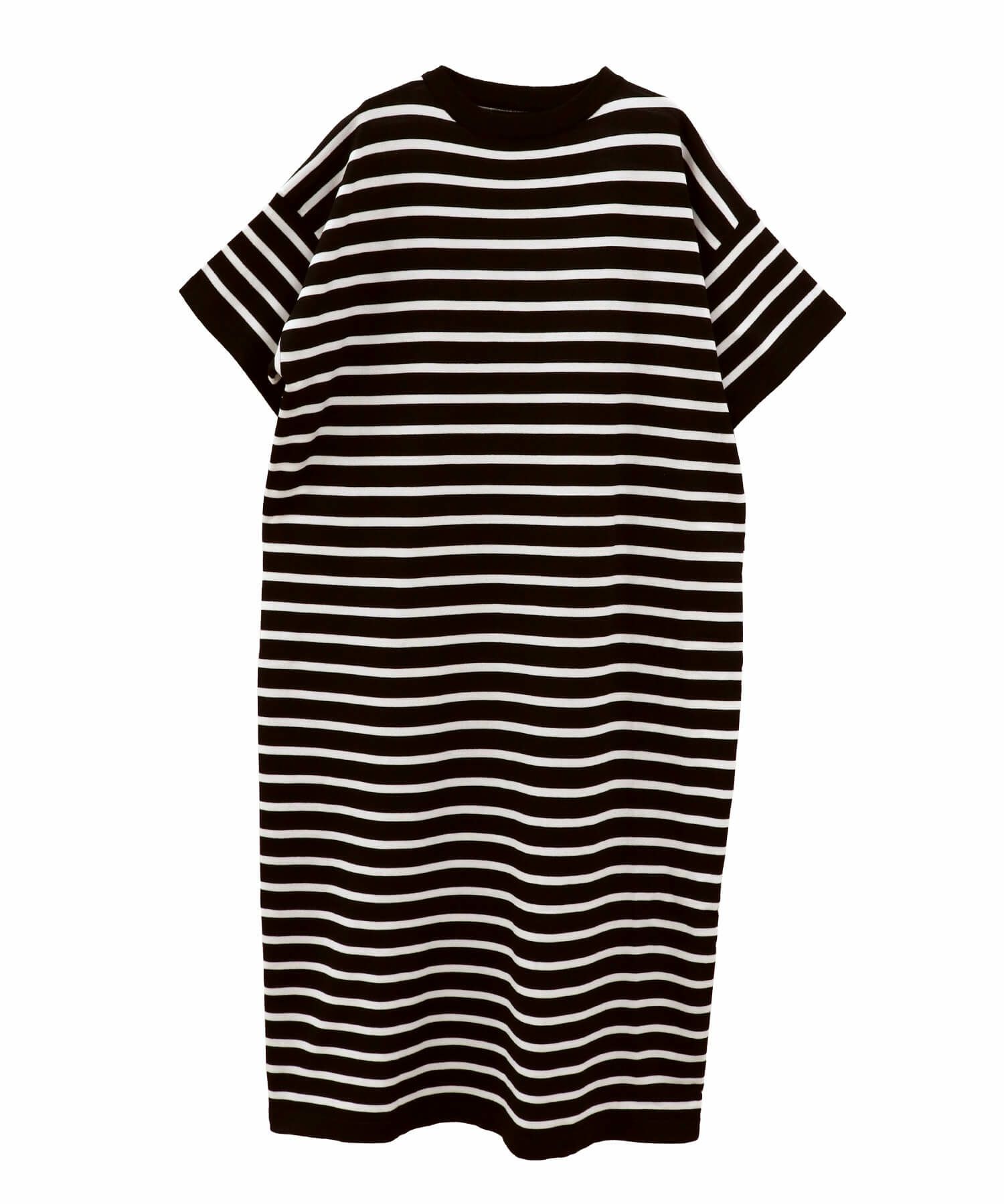 ボーダーニットロングワンピース | Border knit long onepiece