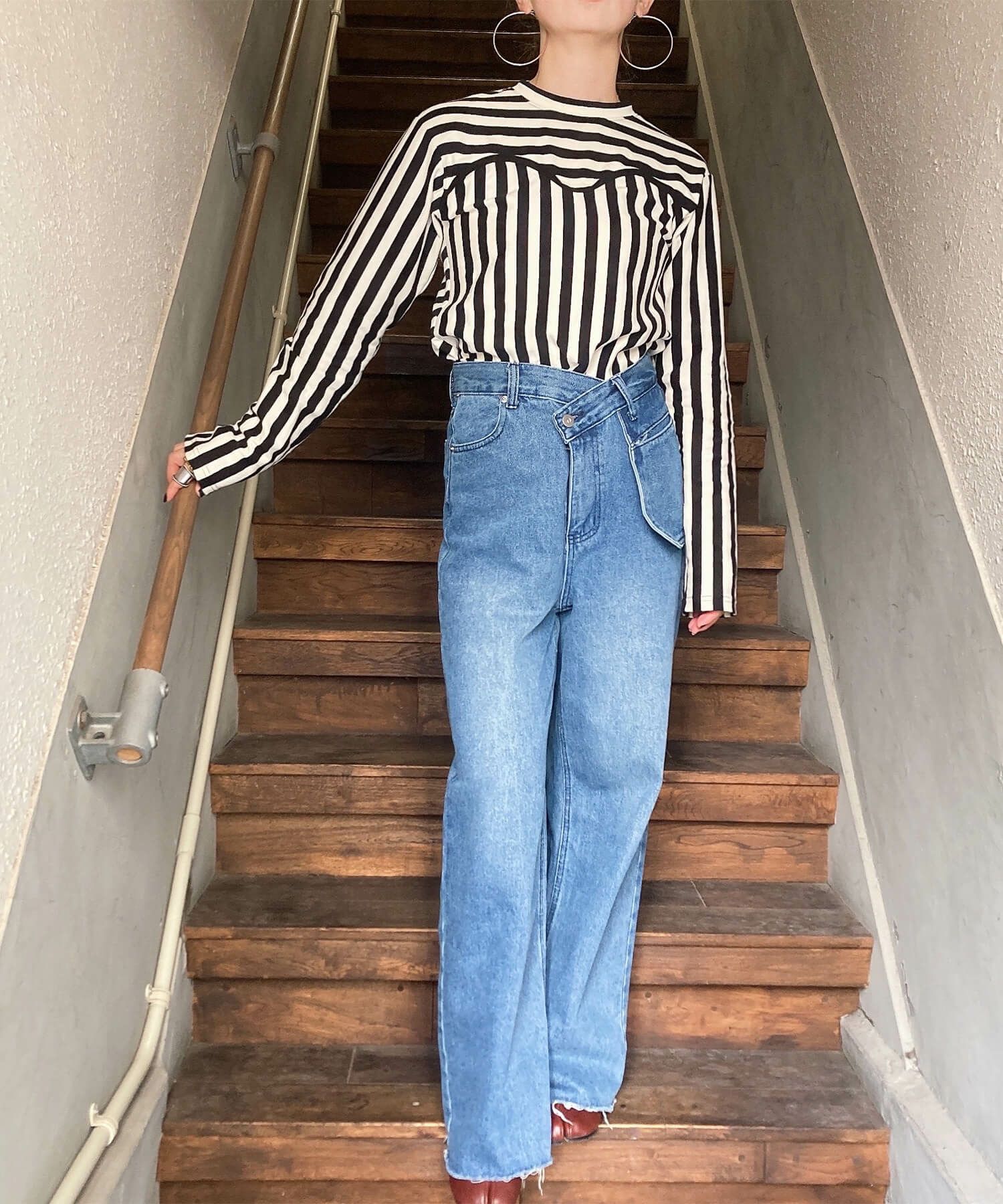 &&model：158cm&&
