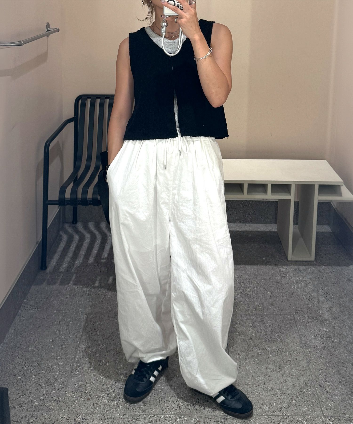ワイドイージーコクーンパンツ | Wide easy cocoon pants (chiica select)