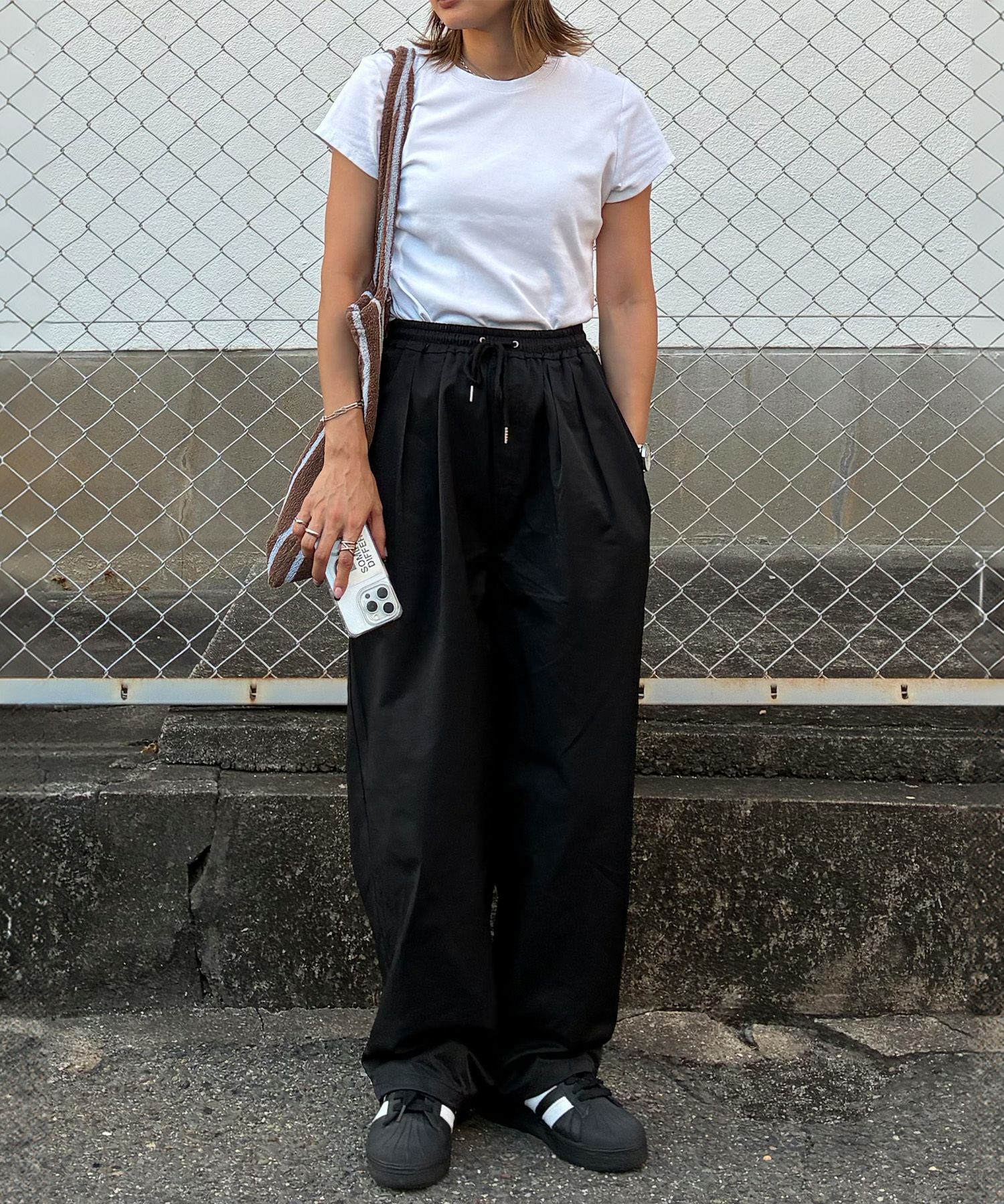 ワイドイージーコクーンパンツ | Wide easy cocoon pants (chiica select)