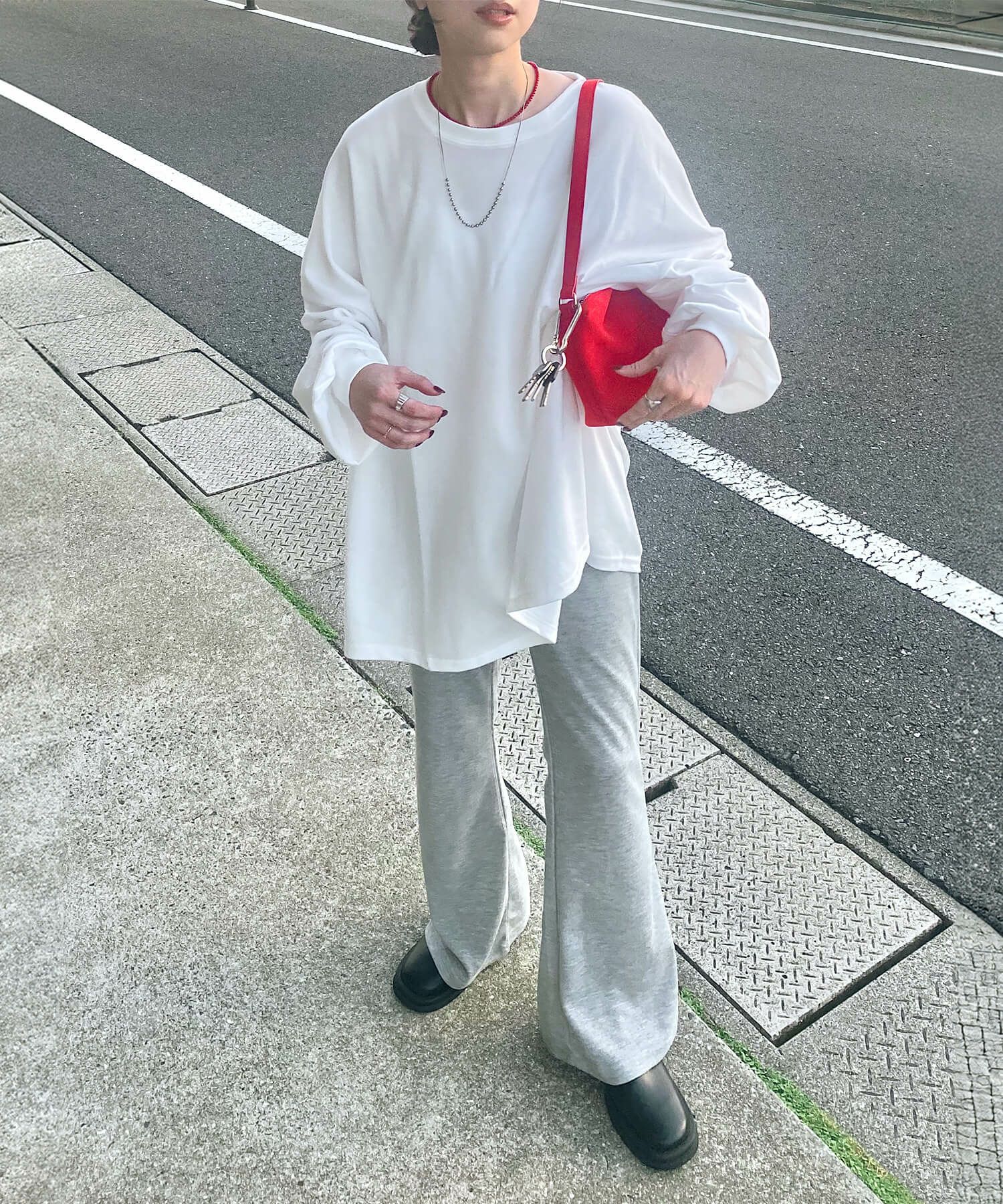 スウェットフレアパンツ | Sweat flare pants (kiharu select)