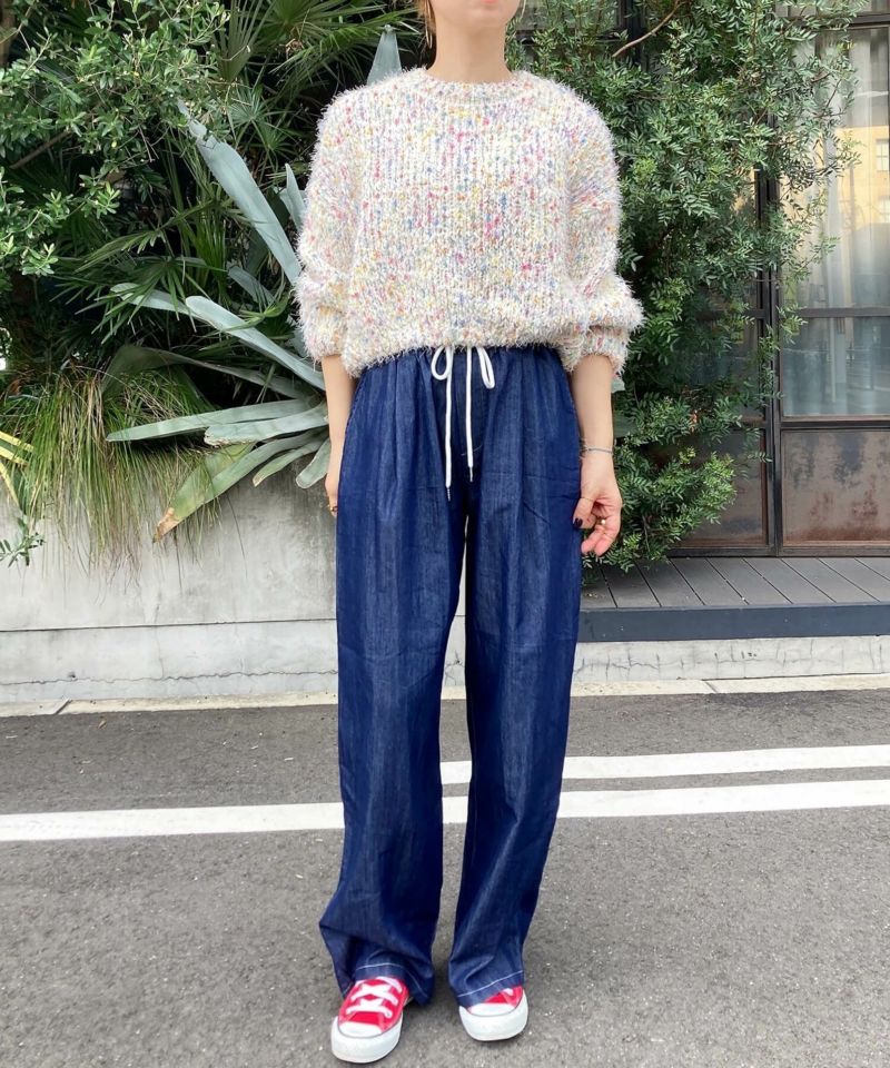 ミックスカラーシャギーニット | Mix color shaggy knit (comochi select)