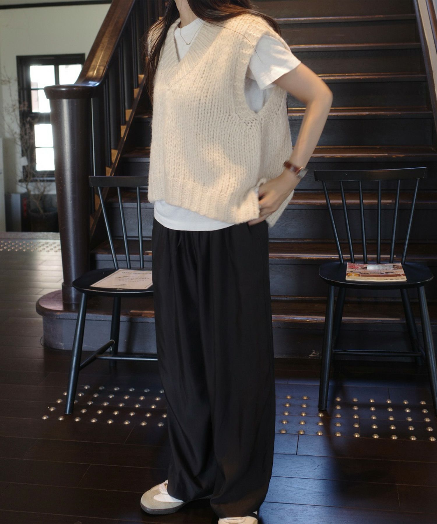 &&model：158cm&&