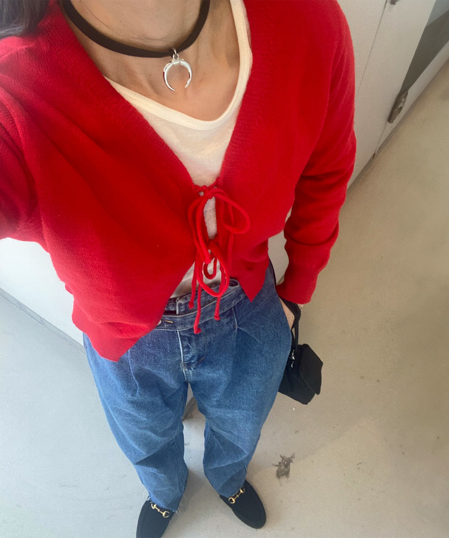 最終値下げ　新品　タグ付き　バランタインカシミヤ　　ニット　カーディガン CASHMERE CARDIGAN Navy | Dresswell online store